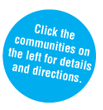 Click on communities for details!